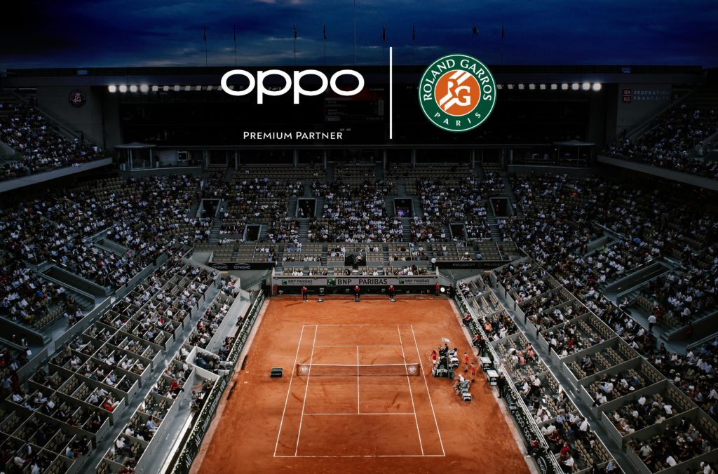 Roland-Garros et OPPO prolongent leur partenariat premium pour 2022 et 2023