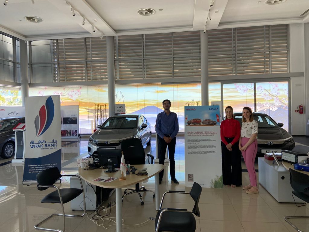 Honda Tunisie partenaire de Wifak Bank pour un été plus performant