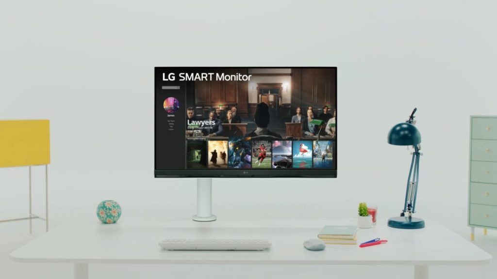 Le nouveau moniteur SMART de LG modèle 32SQ780S