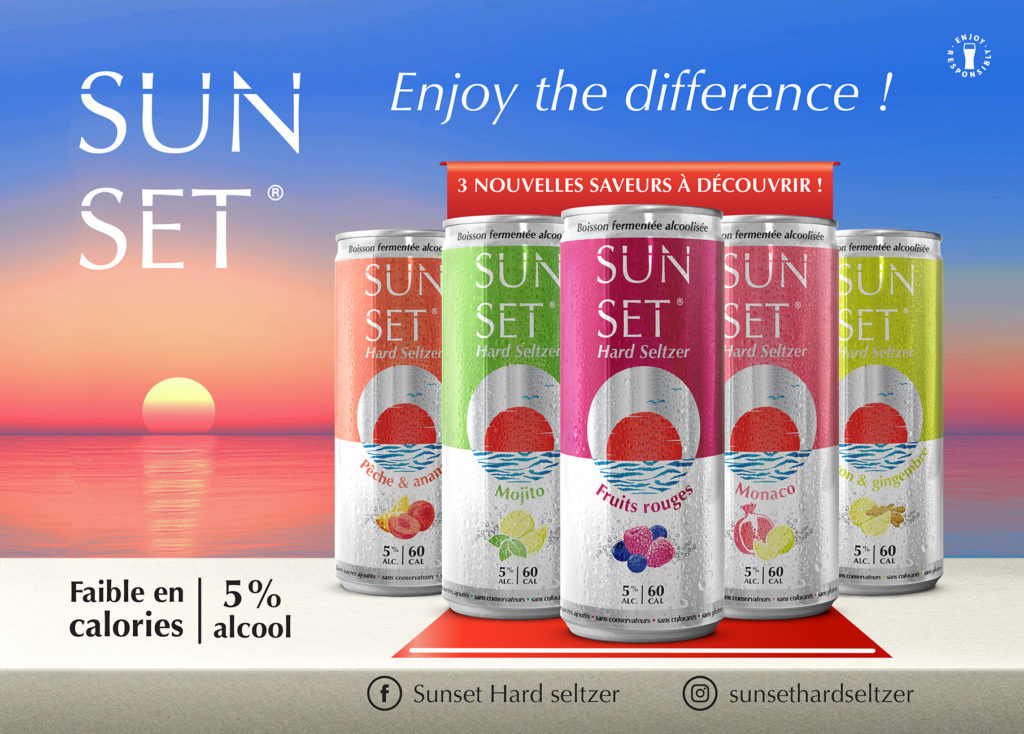 SONOBRA Group lance en Tunisie une boisson inédite sous la marque SUNSET® HARD SELTZER